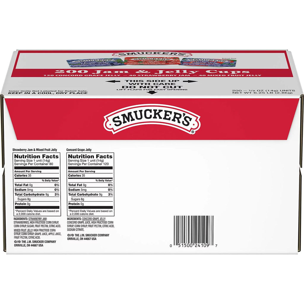 Assorted Jelly Cups (0.5 Ounce, 200 Count) F26736
