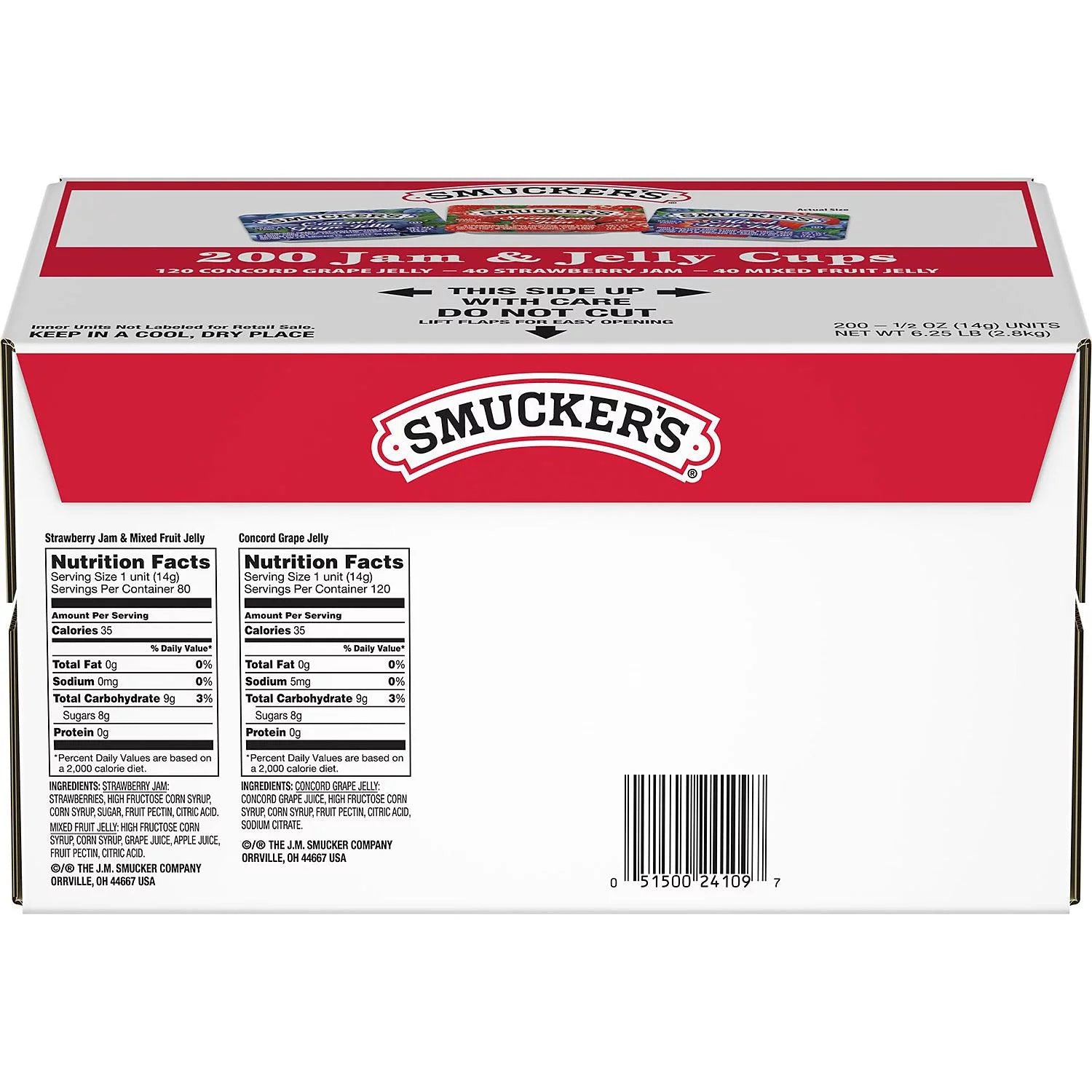 Assorted Jelly Cups (0.5 Ounce, 200 Count) F26736