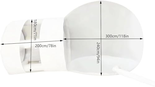 Transparent Inflatable Dome Camping Tent W91575