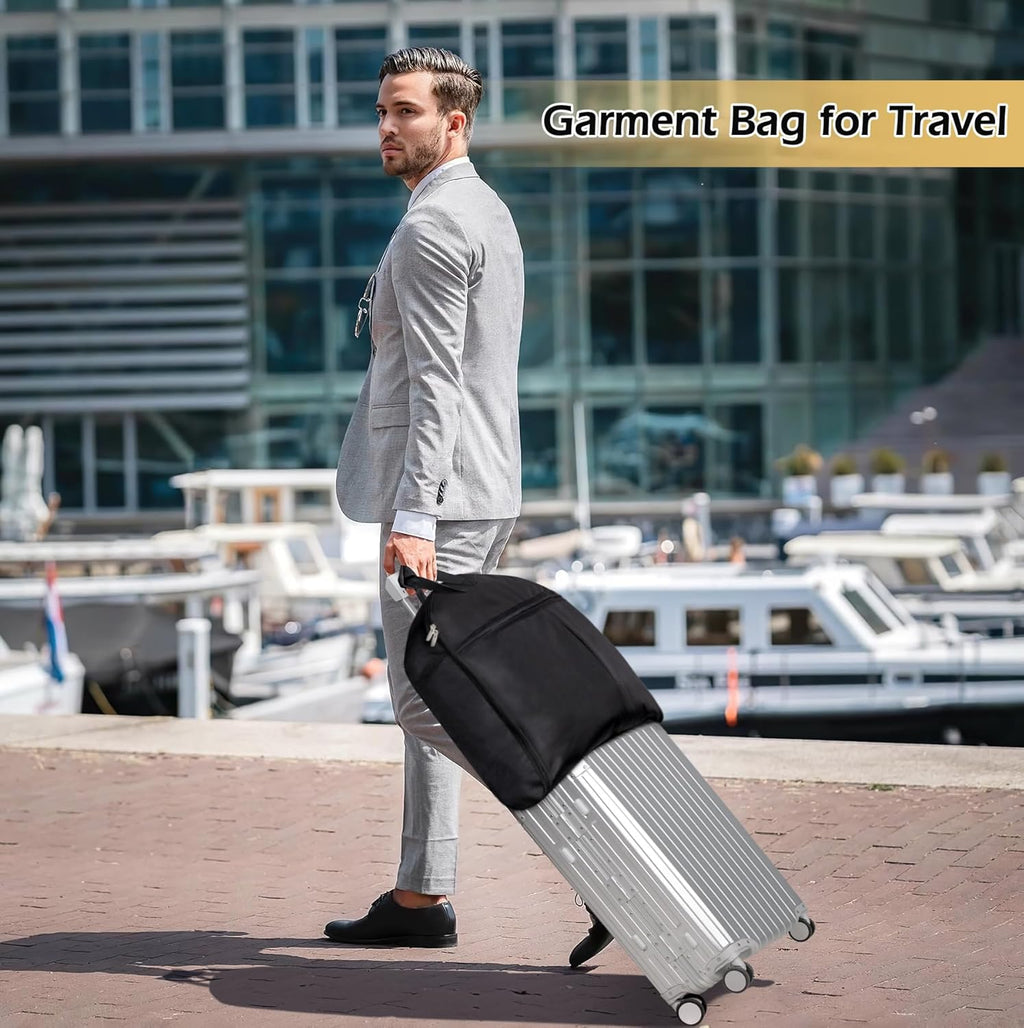 Black 43’’ Heavy Duty Waterproof Convertible 2 in 1 Garment Duffle Bag L3630