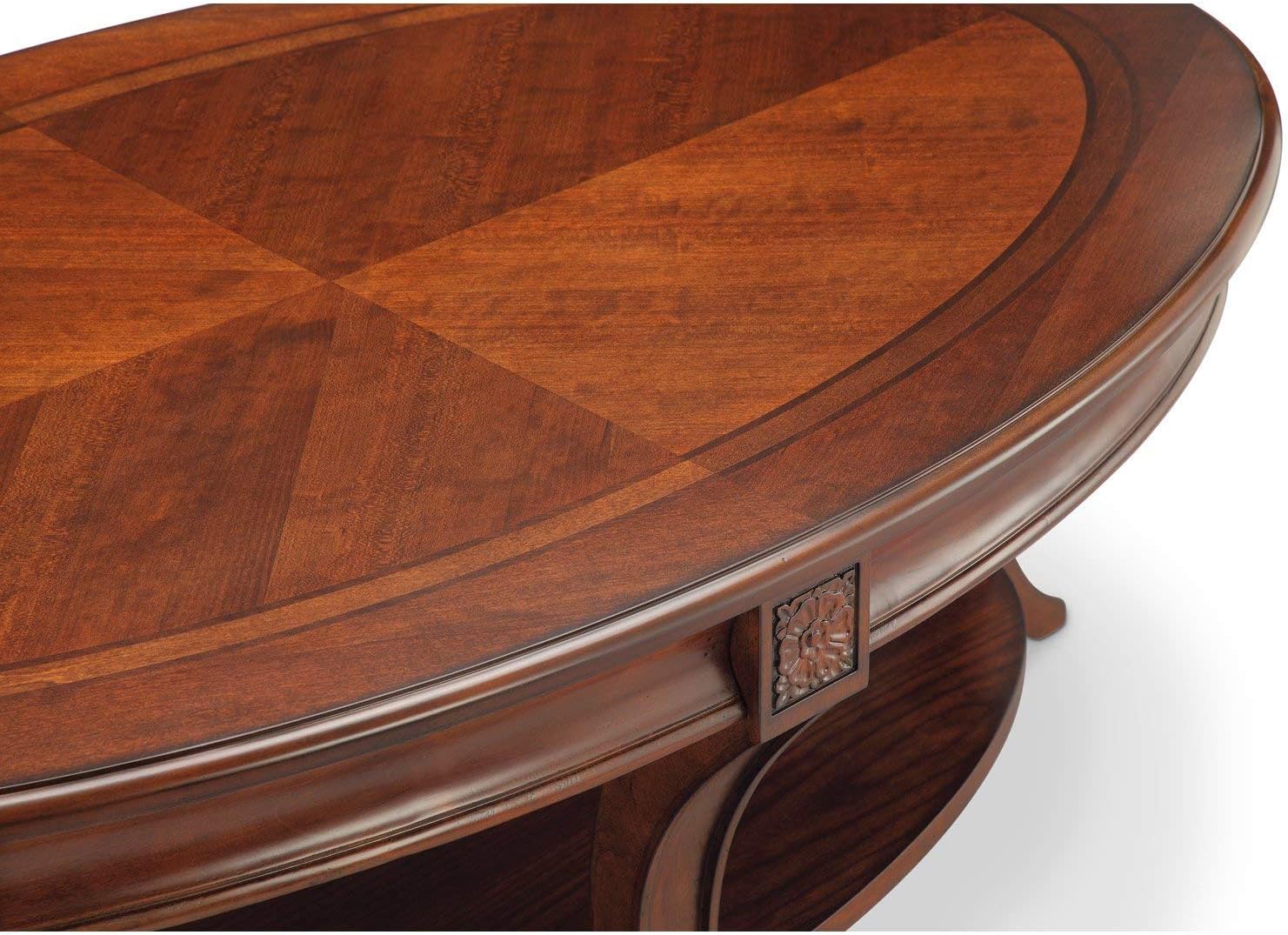 Oval Cocktail Table with Casters V164