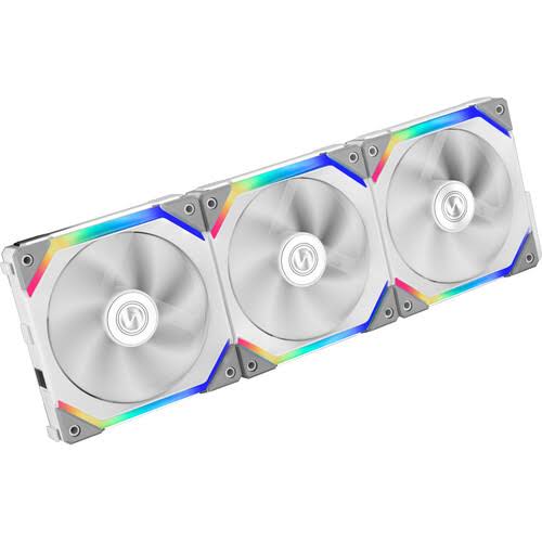 White 120 mm Case Fan (Pack of 3) F911724