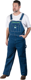 Relaxed Washed Denim Bib Overalls H810