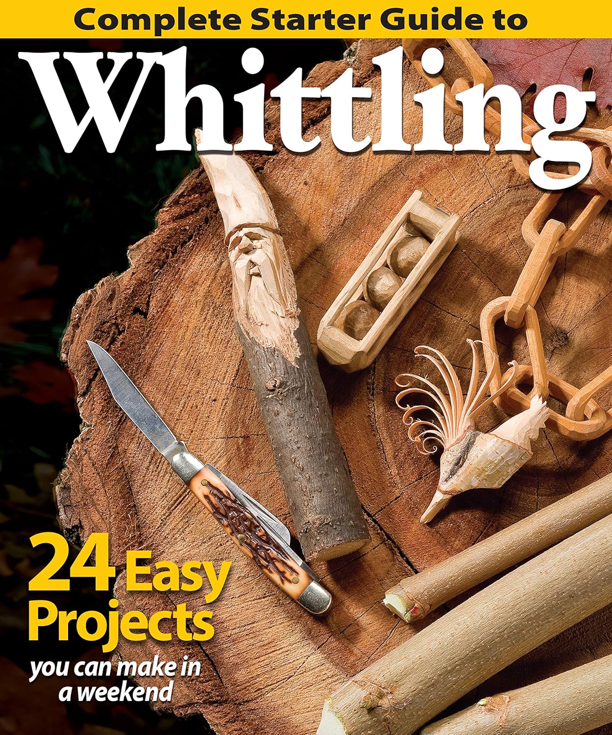 Whittling Guide with Step-by-Step Instructions and Patterns R76909