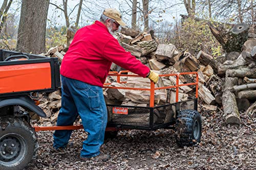 Orange Black Steel Dump Cart X808