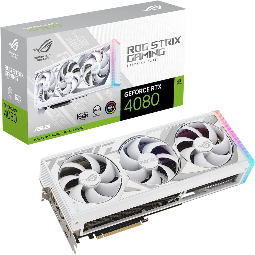 White 16GB GDDR6X PCIe 4.0 Graphics Card U159