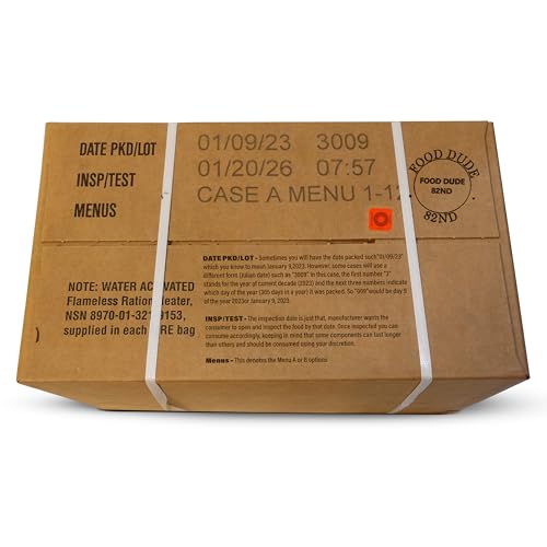 6-Pack Meals Ready to Eat Military Rations J1925
