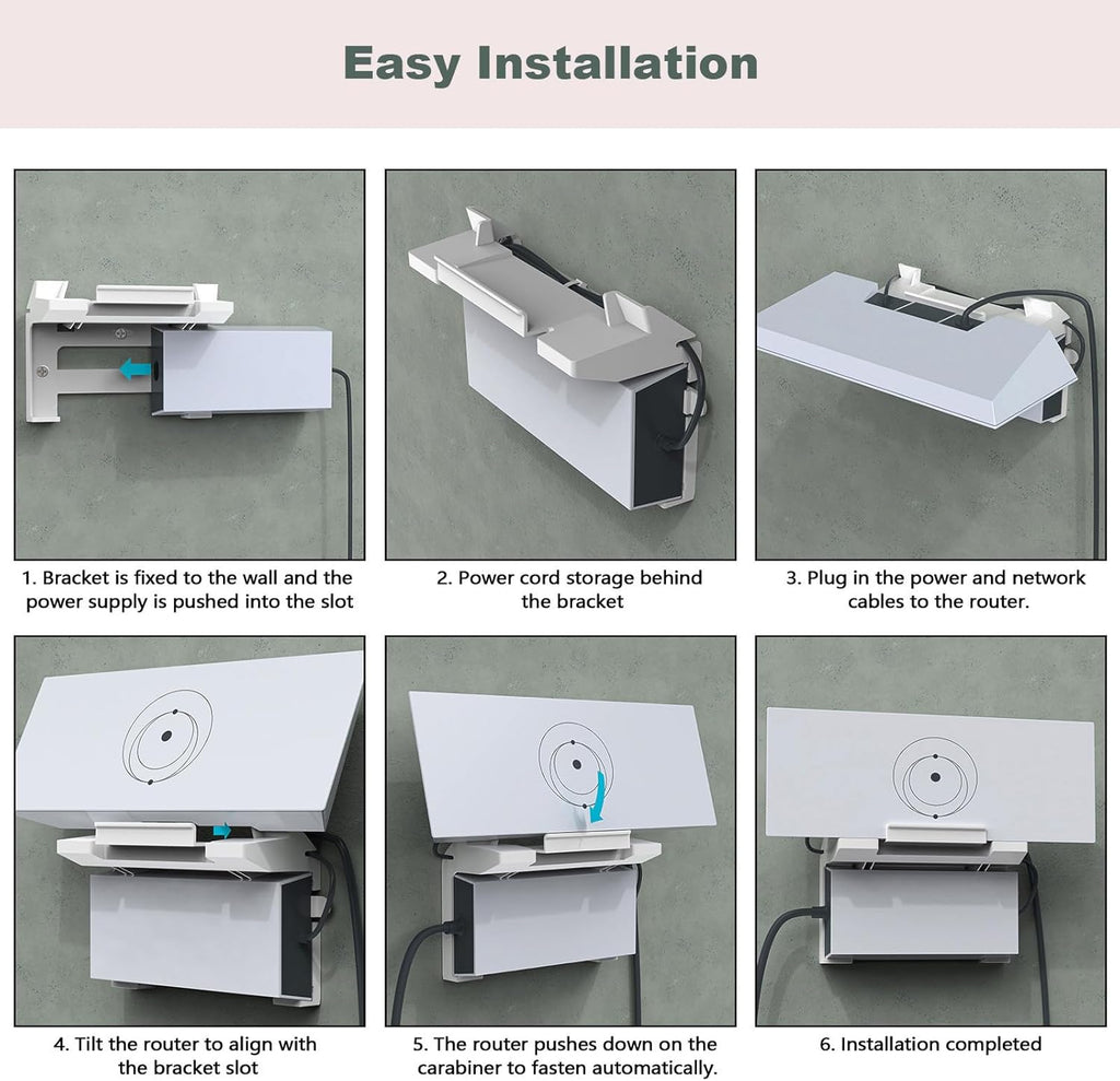 2 in 1 Wall Mount for Starlink Gen 3 Mesh Router and Power G650
