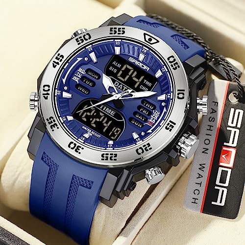 Men's Stainless Steel Digital Watch O38168