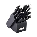 15-Piece High Carbon-Stainless Steel Knife Set with Wood Block D16699