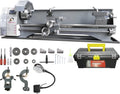 8.3'' x 29.5'' Precision Benchtop Metal Lathe with Tool Box W490