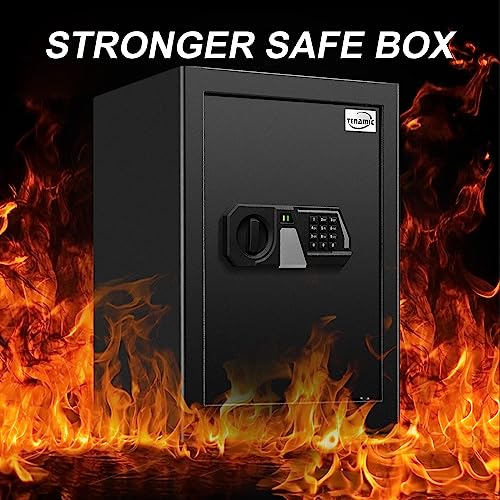 Black 2.0 Cuft Electronic Digital Security Safe Box with Internal Light Y573471