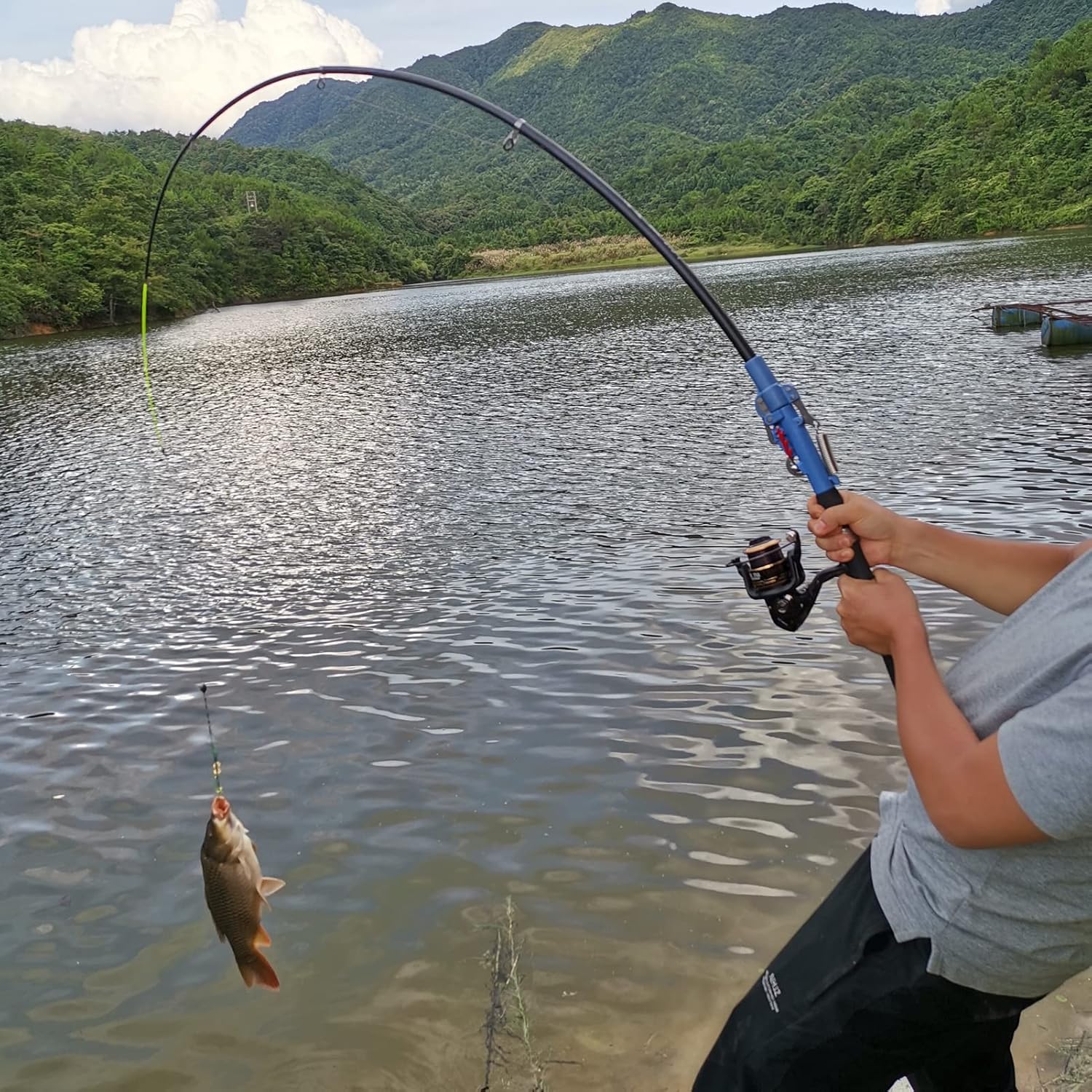 Telescopic Fishing Rod and Reel Combo I467