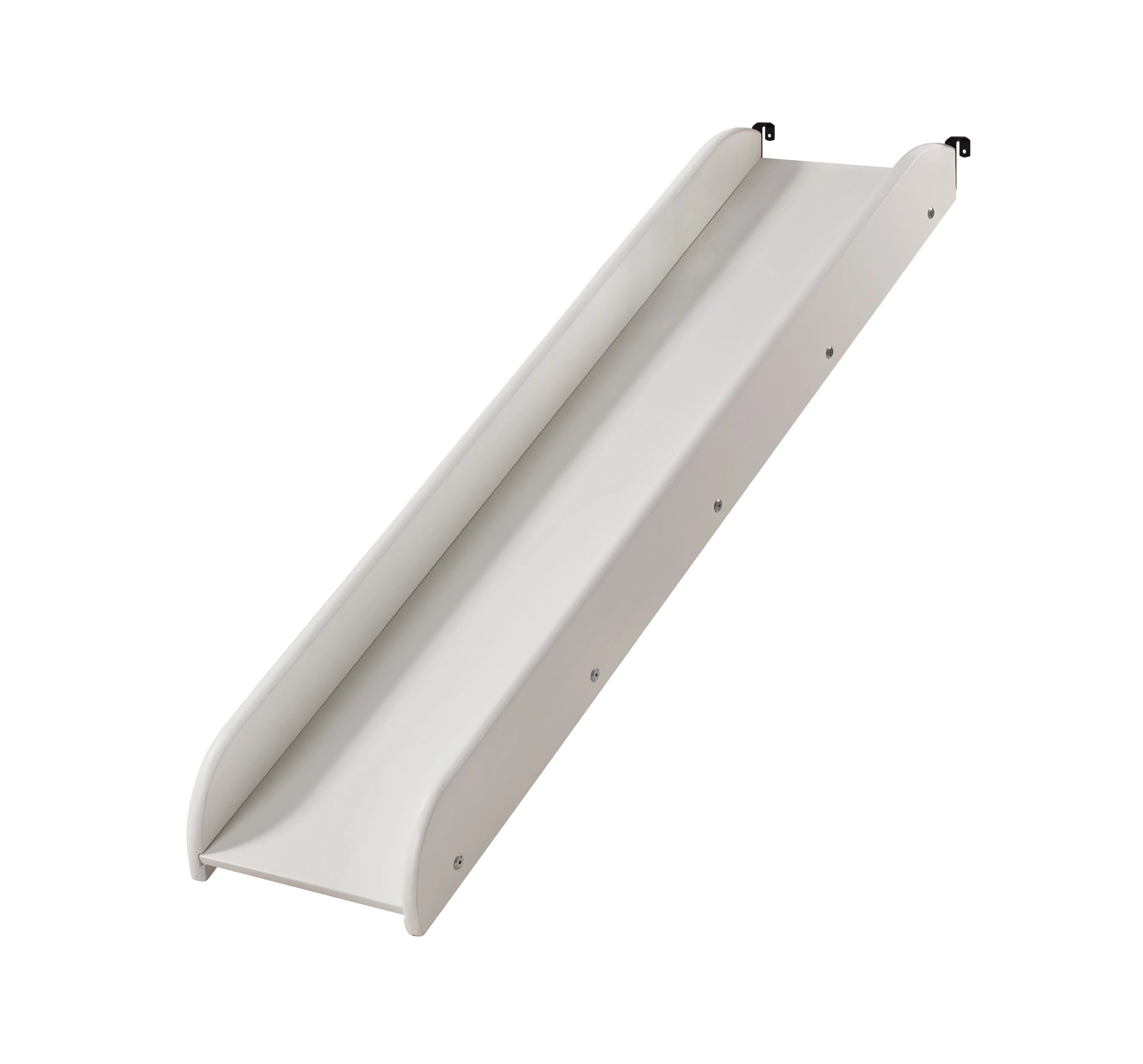White Lacquer Solid Wood Loft Bed Slide Add On S795418
