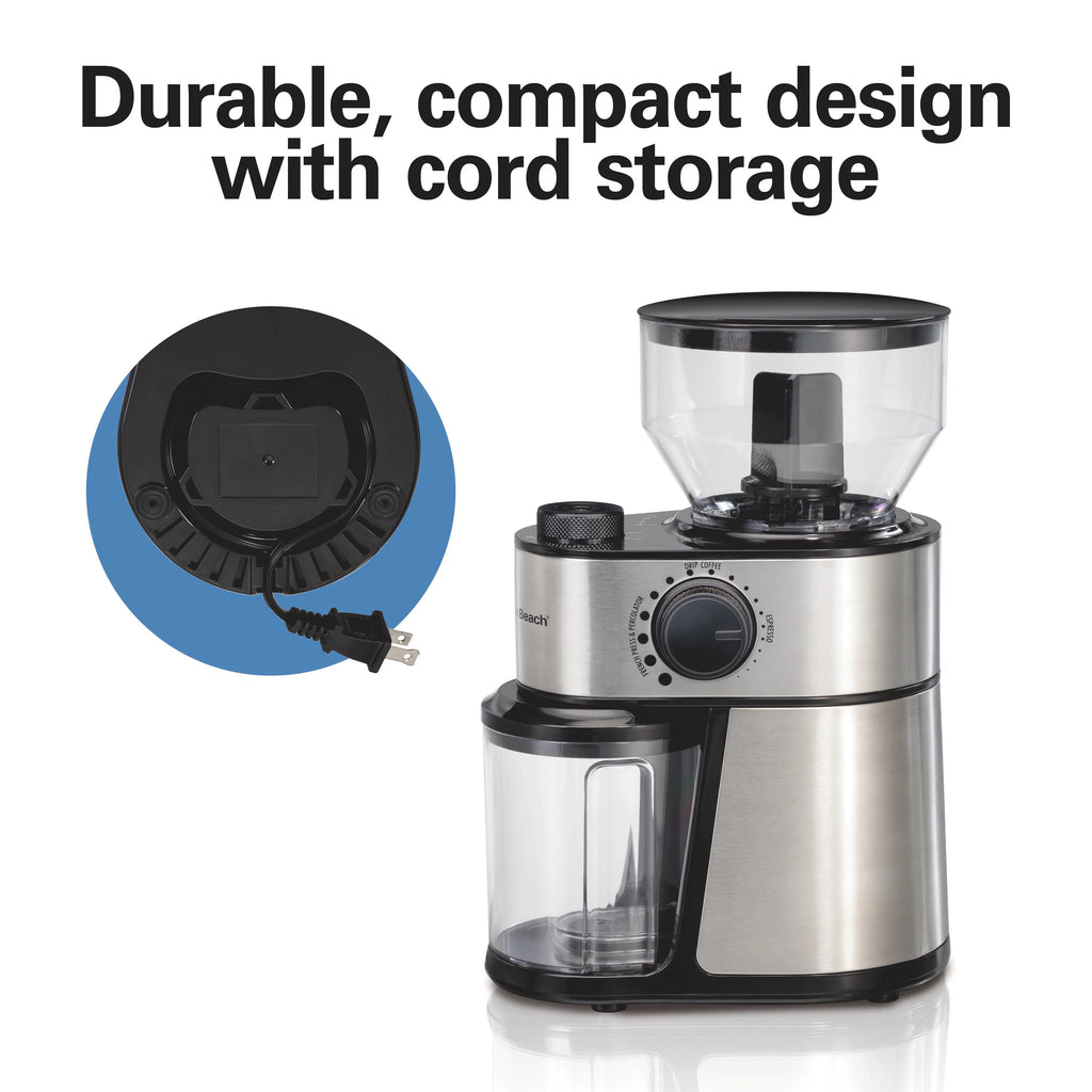 18 Grind Settings Stainless Steel Coffee Grinder A9815