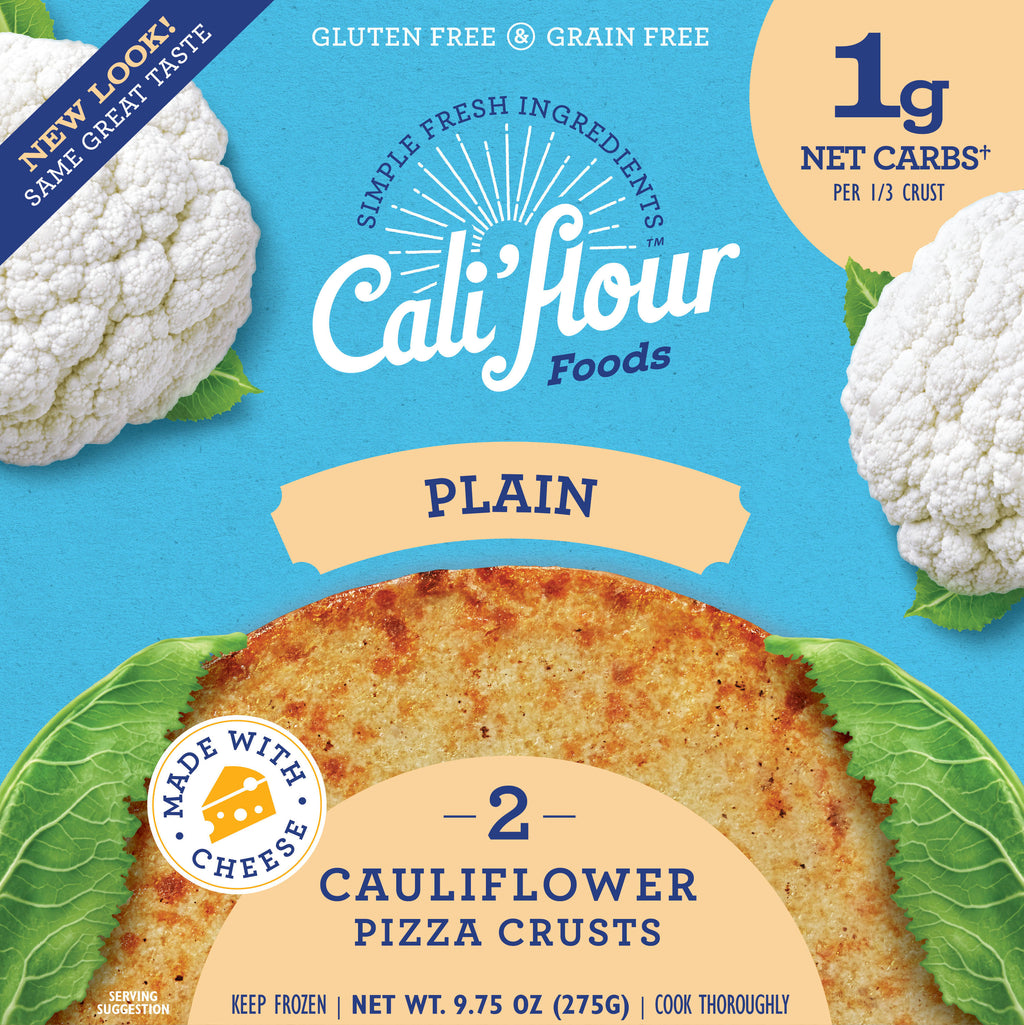 Plain Cauliflower Pizza Crusts - 9.75 oz C587