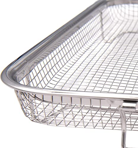 Stainless Steel Air Fryer Basket Set, 14.8 x 10.5 K3805