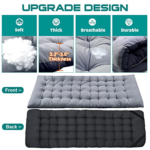 Folding Camping Cot with Mattress and Carry Bag C701137