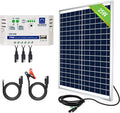 25 Watts 12V Solar Panel SAE Connector Kit with Charge Controller Y353