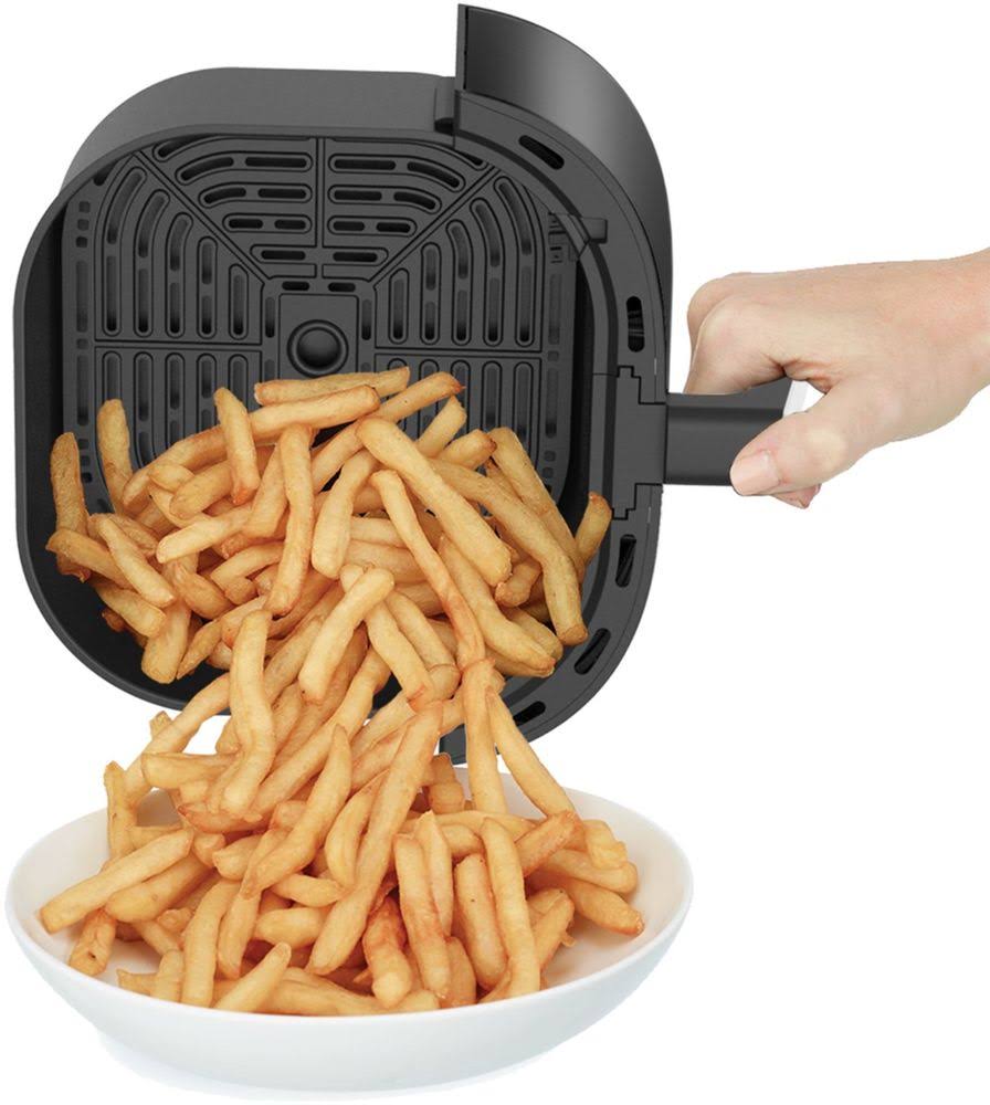 6.3-qt. Touchscreen Air Fryer - Black Stainless Steel Q45759