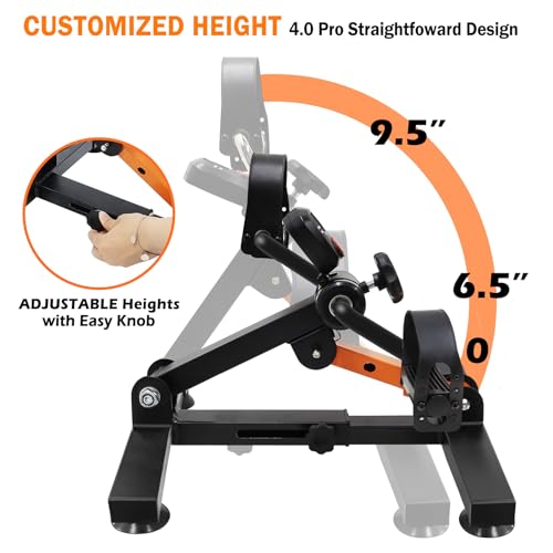 Adjustable Foldable Pedal Exerciser with Suction Cup Feet M6993