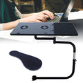 Adjustable Laptop Holder Keyboard Mount with USB Fan and Mouse Mat W683533