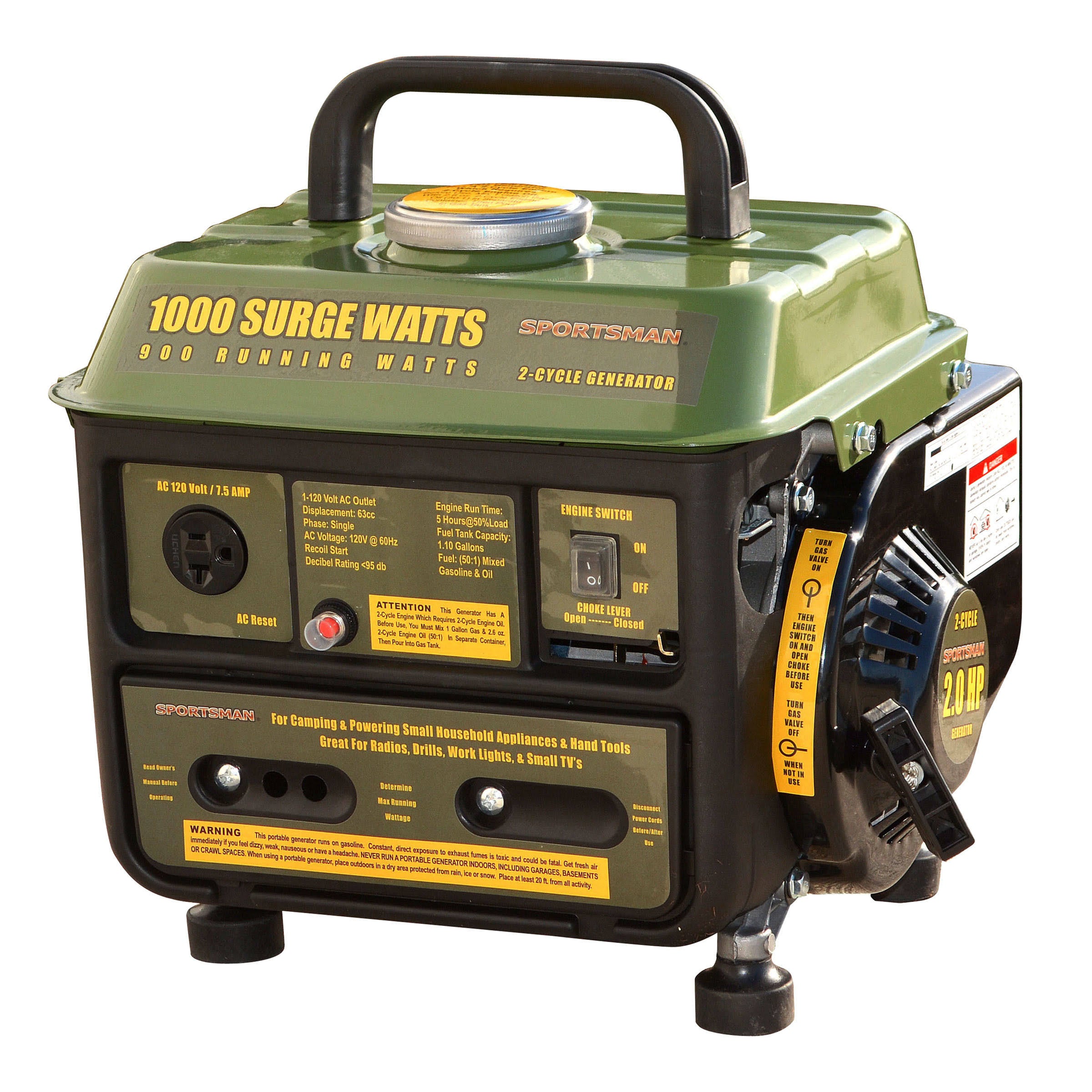 1000 W Portable Generator S3931