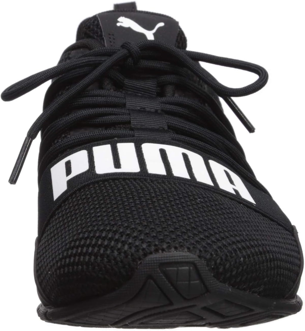 Black/White 10.5 Woven Running Shoe V28156