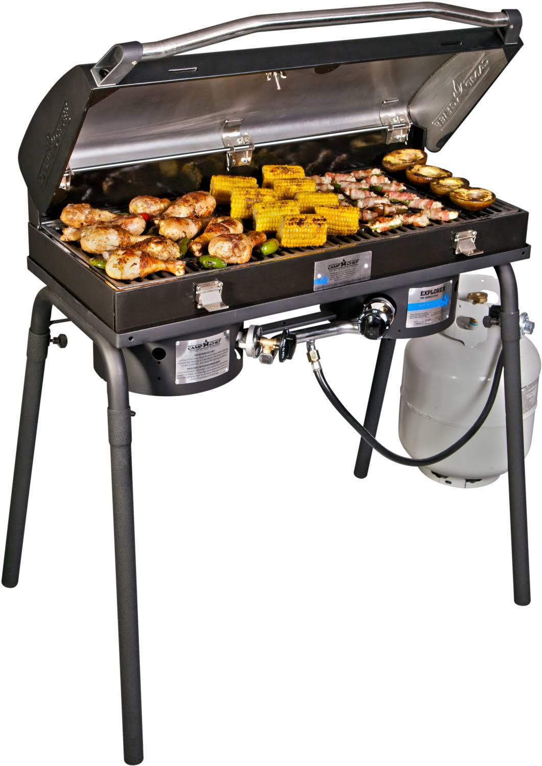 Professional Barbecue Grill Box for 2-Burner Stoves Z8090