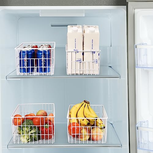 Set of 6 Wire Freezer Organizer Baskets E842048