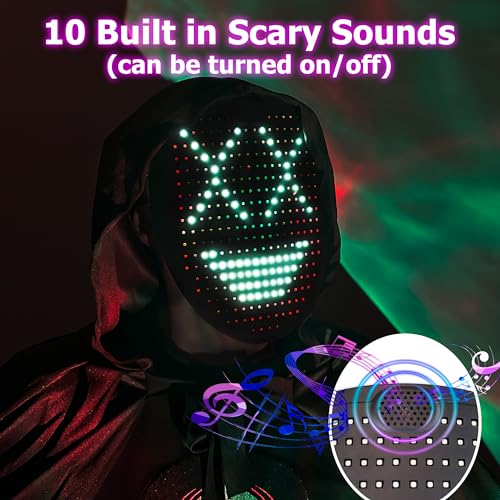LED Mask with Gesture Sensing V719005