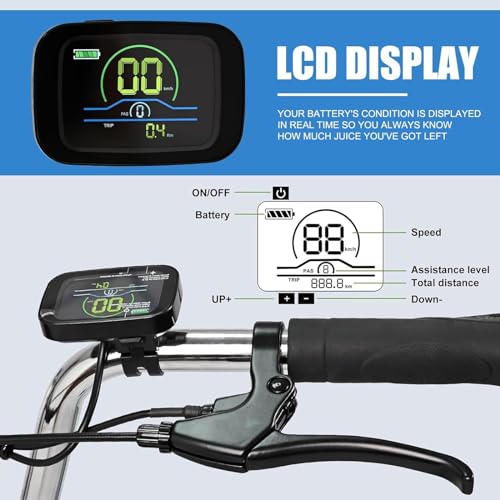350W 36V Removable Battery 7 Speeds 3 Wheels Electric Tricycle K176143