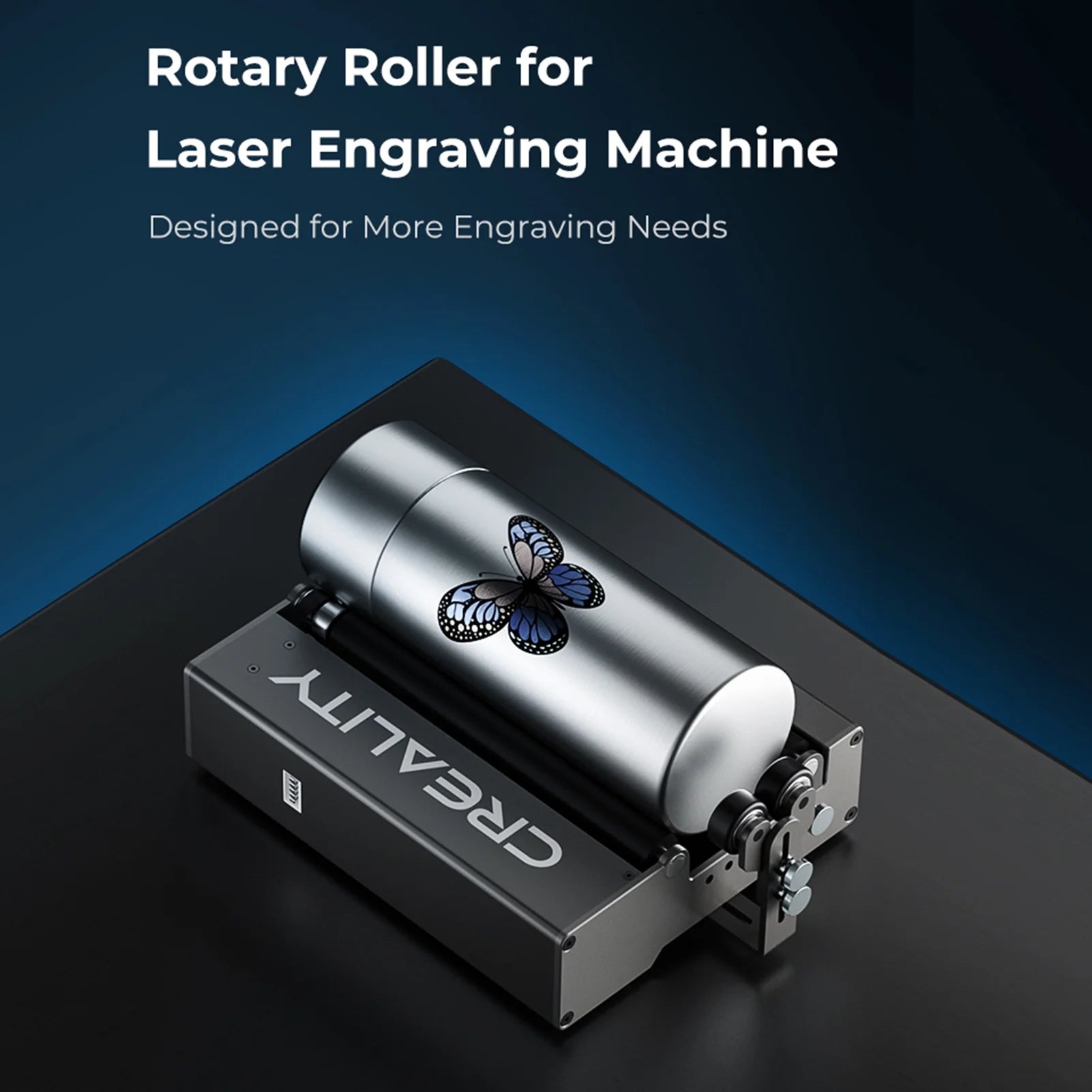 Rotary Roller for Engraving Cylindrical Objects Support 5-120mm Width Adjustable 7-gear Design V329