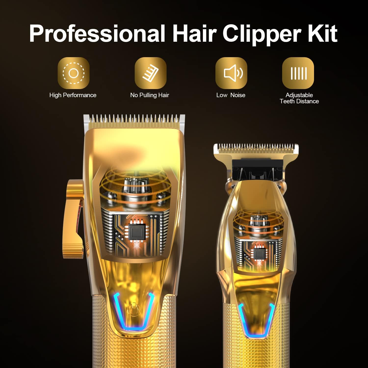 Cordless Hair Clippers Set with LED Display U769610