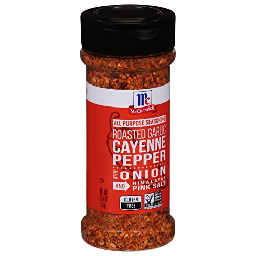 Roasted Garlic Cayenne Pepper with Onion and Himalayan Pink Salt All Purpose Seasoning, 5.51 oz T6885
