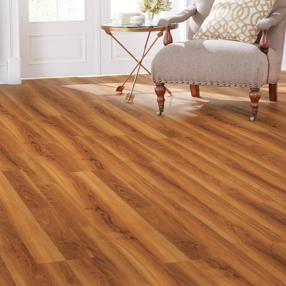 Warm Cherry Luxury Vinyl Plank Flooring (24.74 Sq. ft. / CASE) V29195