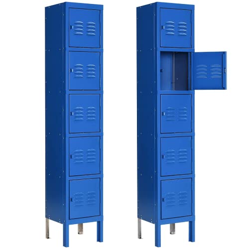 3-Tier Steel Locker 3 Doors Grey W334