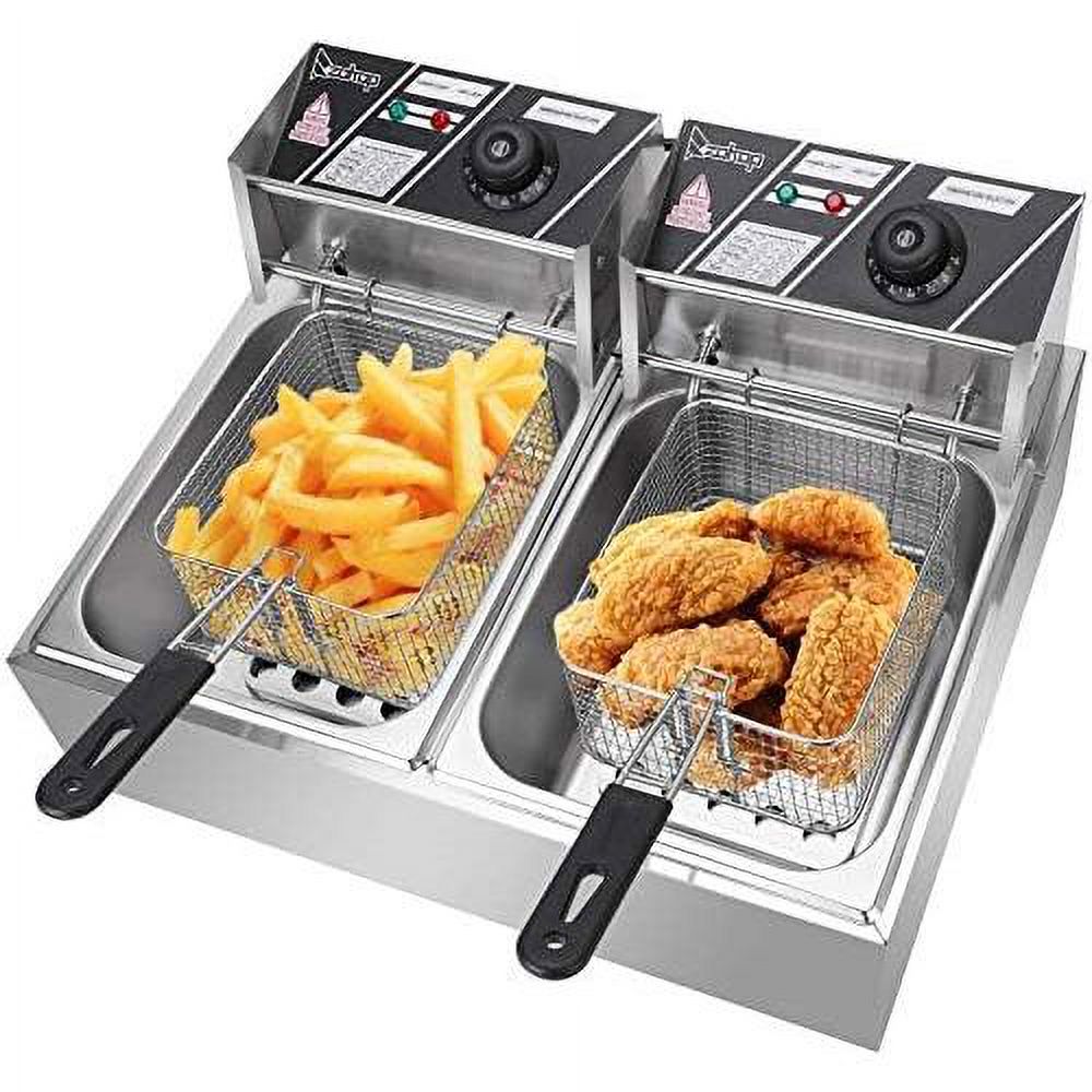 12L Electric Dual Deep Fryer P770