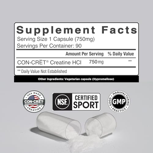 Creatine HCl Capsules (90 ct) O90547