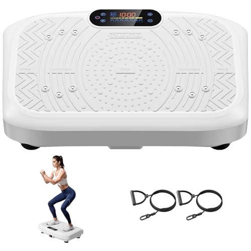 Vibration Plate Exercise Machine with 199 Adjustable Speeds, 450 Lbs Capacity N772