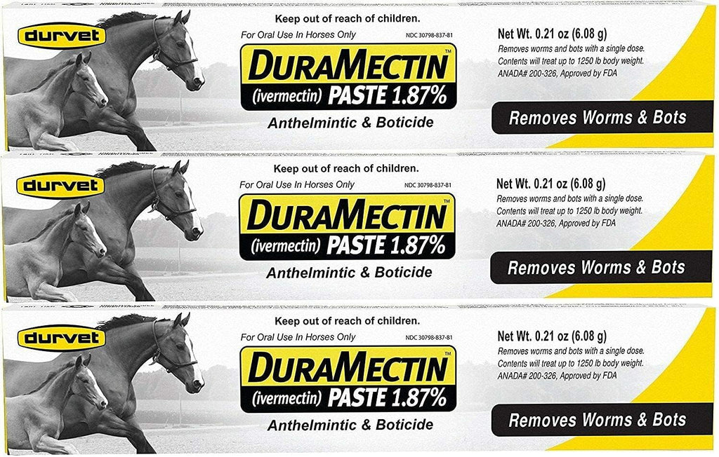 3 Tubes Equine Wormer Paste V858191