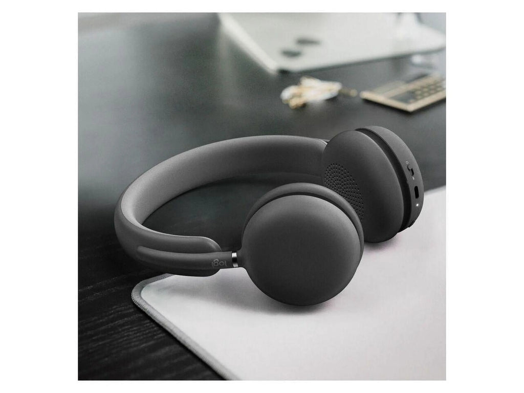 Wireless Bluetooth Over-the-head Headset with Microphone Graphite X65239