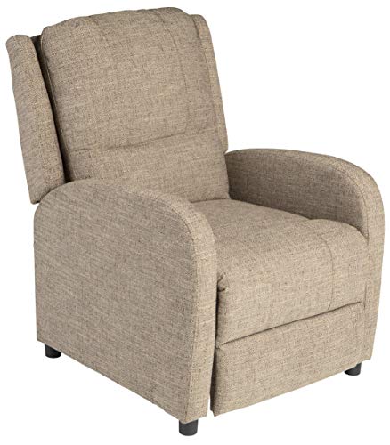 Pushback Recliner, 27.5" W x 37" D x 36.5" H, PolyHyde Upholstery U87733