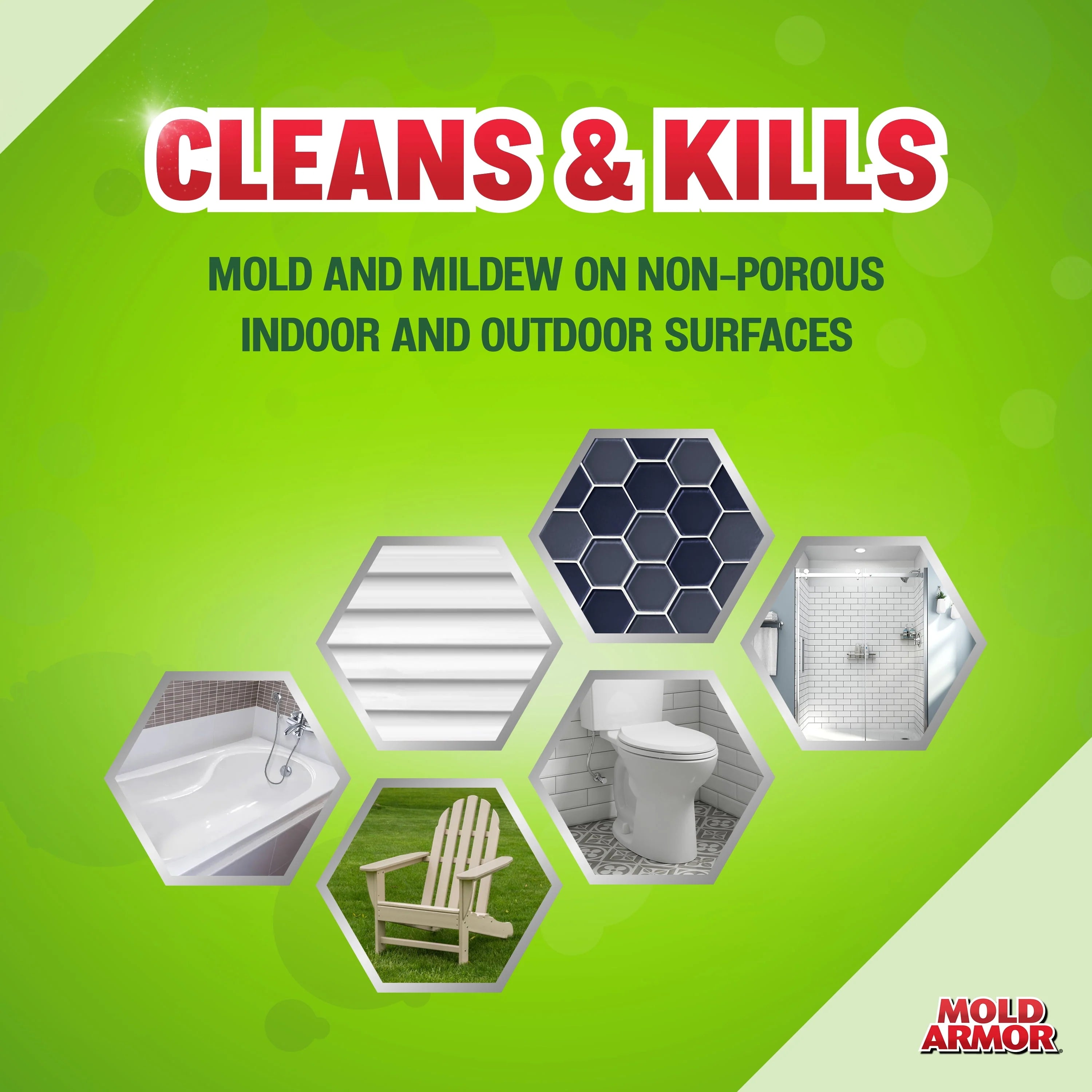 Mold and Mildew Killer + Quick Stain Remover, 32 oz. J76779