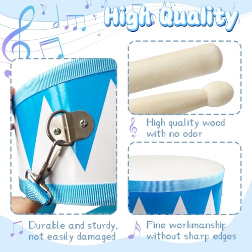 8 Inch Wooden Drum Set with 2 Drumsticks K2765