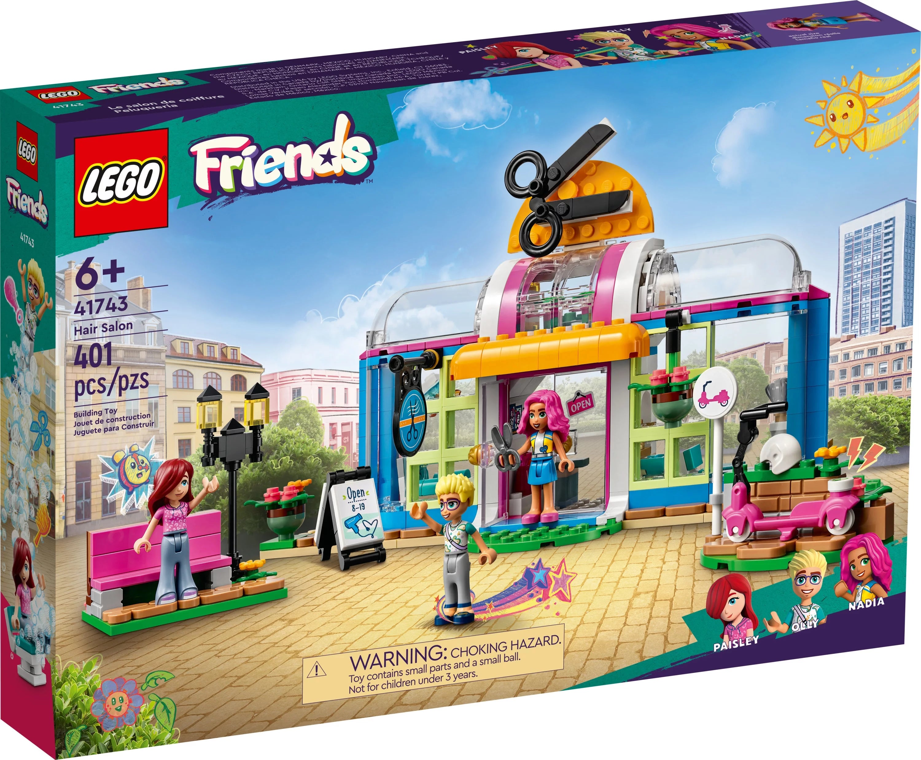 LEGO Friends Hair Salon Building Toy with Mini-Dolls X17182