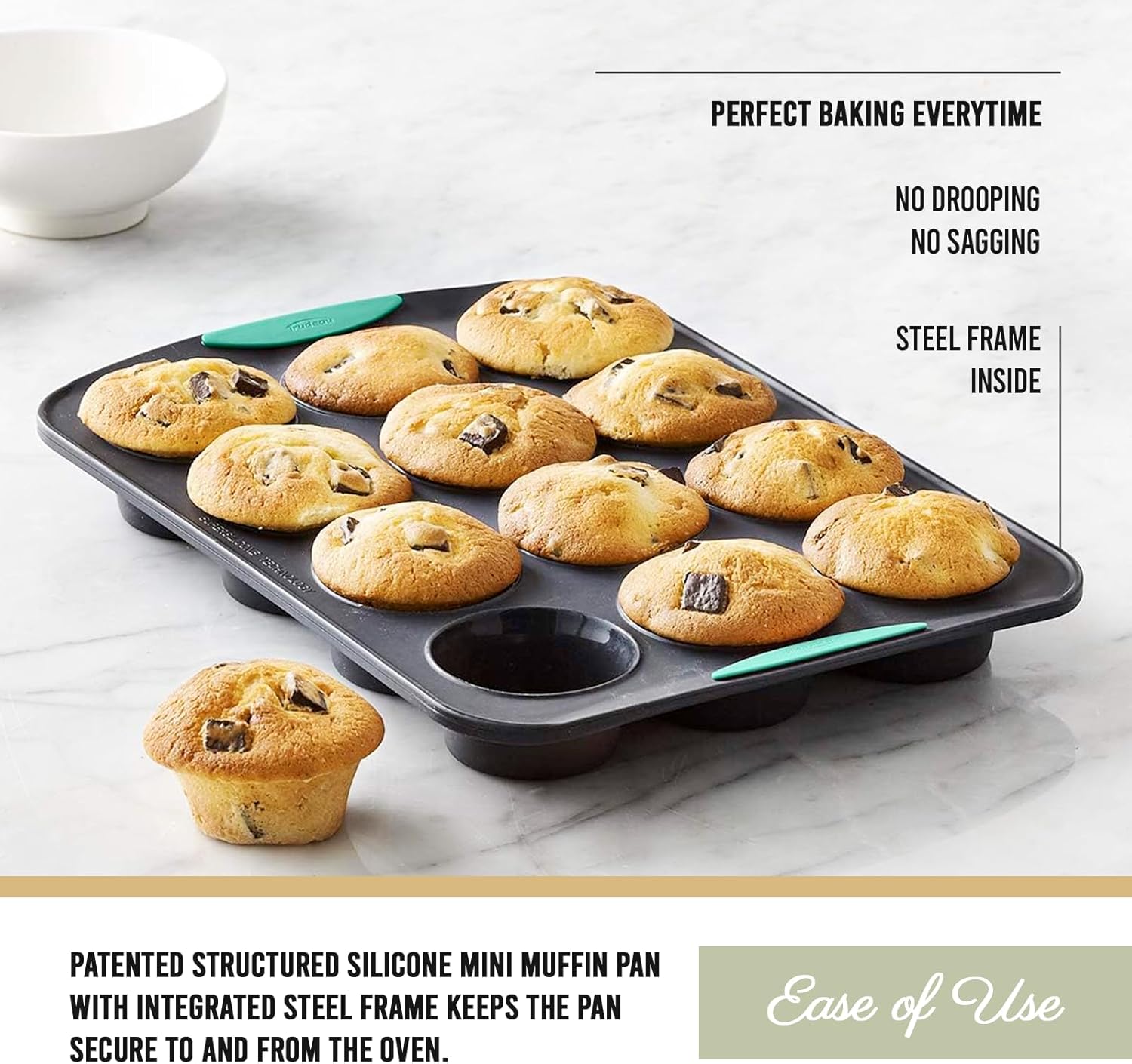 12 Cup Silicone Muffin Pan T31603