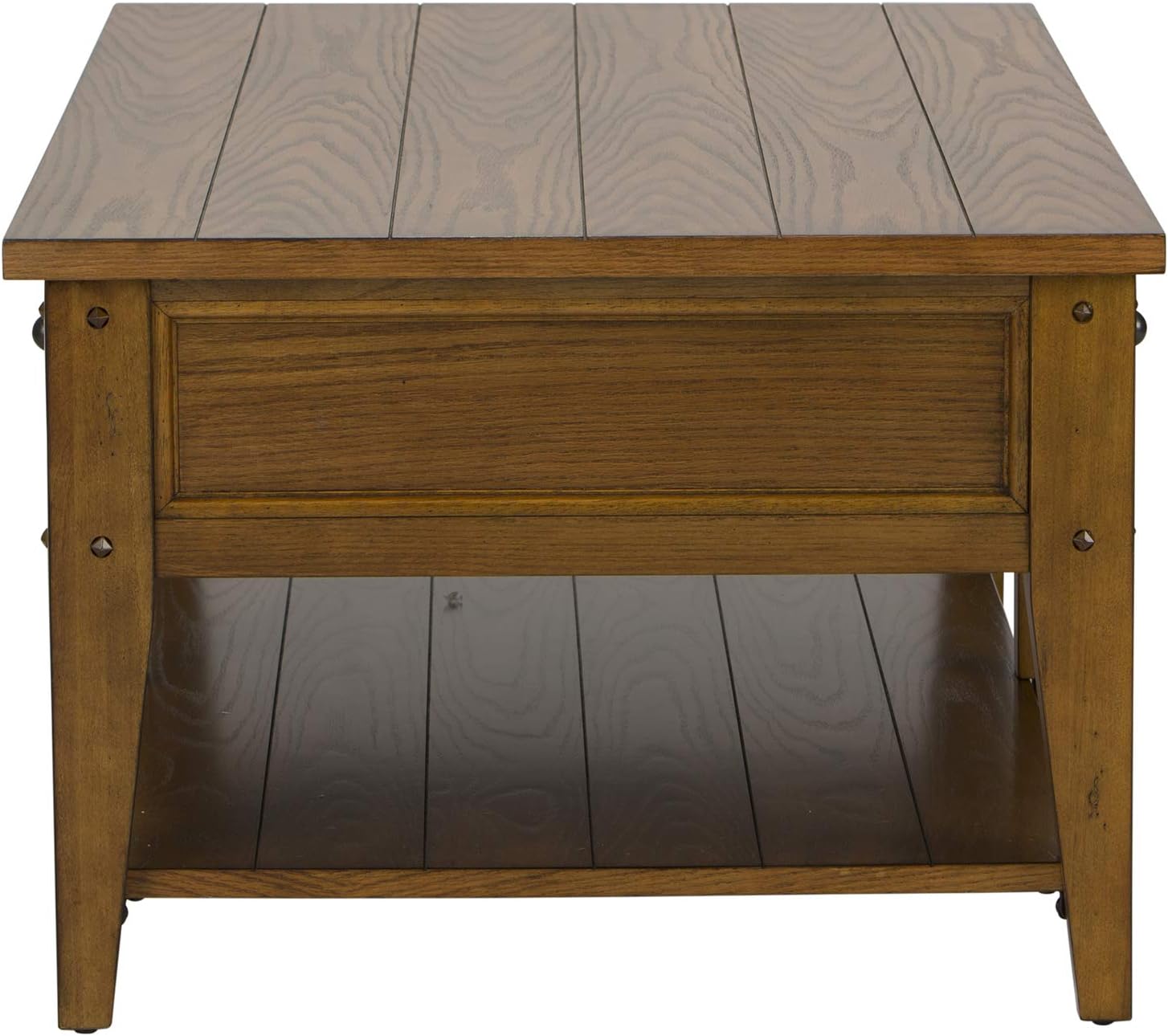 Medium Brown 3 Piece Set (1-Cocktail 2-End Tables) S406