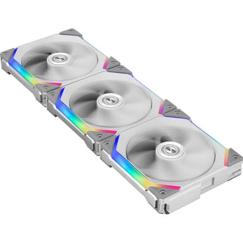 White 120 mm Case Fan (Pack of 3) F911724