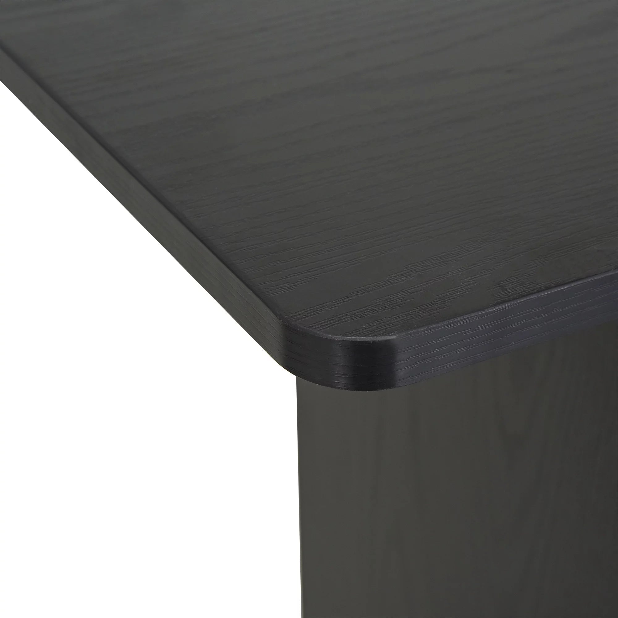 Black Mobile Computer Desk with Keyboard Tray K231